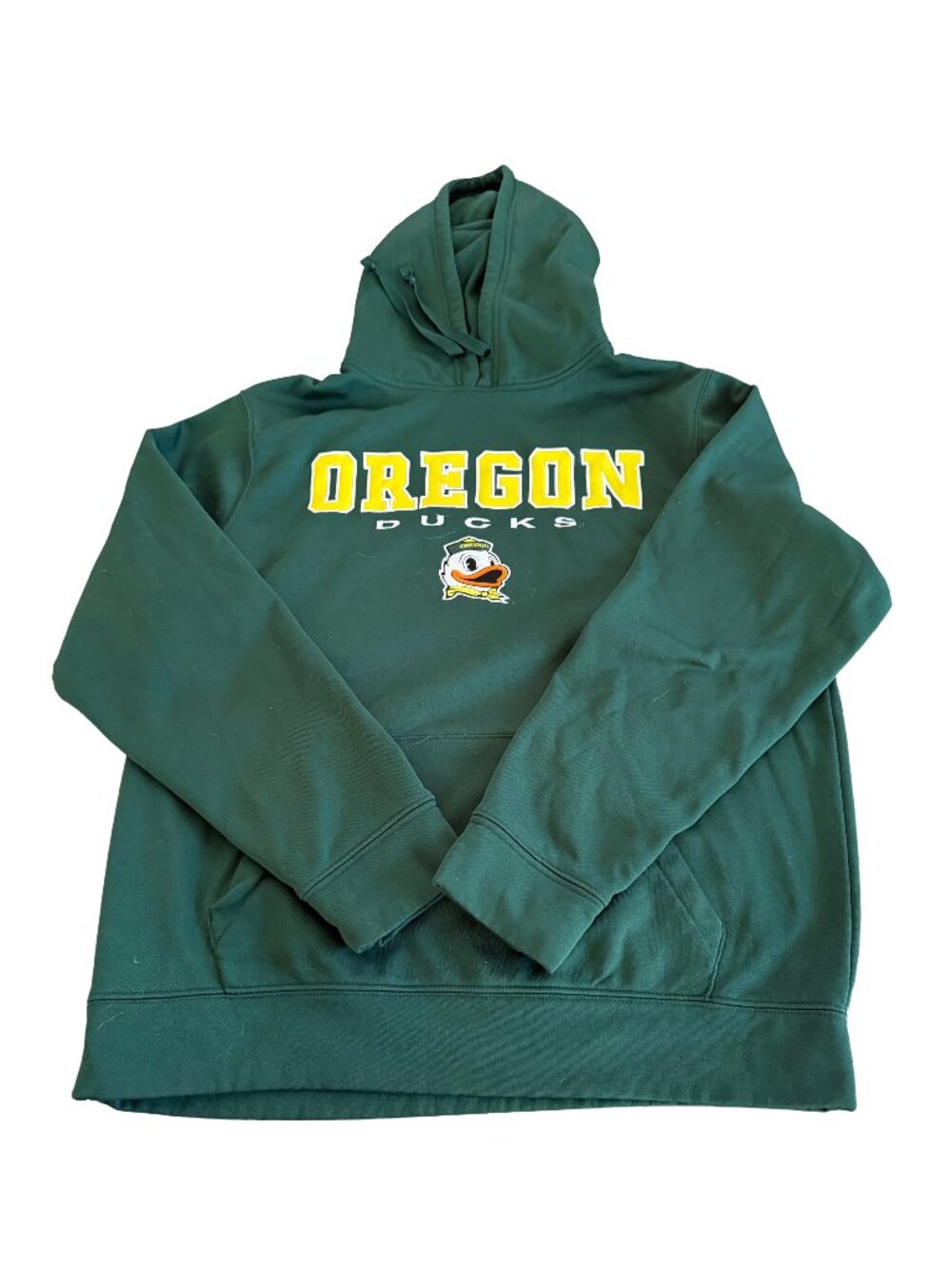 Colosseum Men's Large Oregon Ducks Green Hoodie